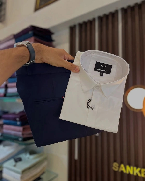 Formal Plain Shirt Pant Combo – Timeless Style And Comfort