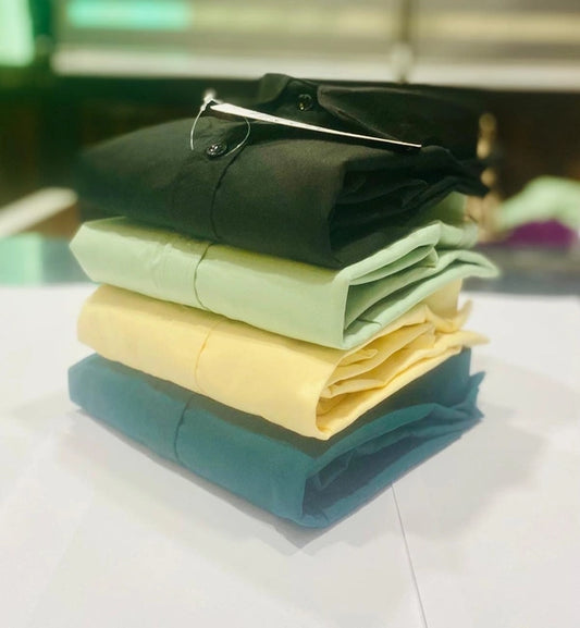 Plain Formal Shirt Combo – 4 Piece ComboTimeless Style And Comfort